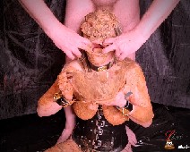 Scat Slut-Orgasma Celeste beautiful slave taking masters shit extreme smearing and swallowing 08