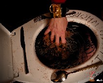 Scat Slut-Orgasma Celeste extreme disgusting rotten food and shit smearing swallowing and a hard fuck 02