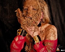 Scat Slut-Orgasma Celeste extreme disgusting rotten food and shit smearing swallowing and a hard fuck 04