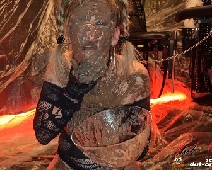 Scat Slut-Orgasma Celeste extreme disgusting scat pig shitting puking swallowing and a hard orgasm 09