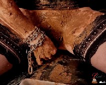 Scat Slut-Orgasma Celeste extreme play in a lot of saved shit 06