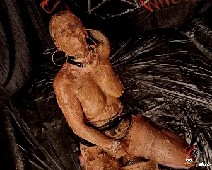 Scat Slut-Orgasma Celeste extreme play in a lot of saved shit 11