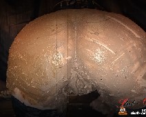 Scat Slut-Orgasma Celeste full covered in one week collected shit 05