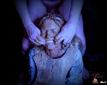 Scat Slut-Orgasma Celeste medieval slave shit training 06