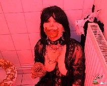 Scat Slut-Orgasma Celeste the party whore is playing with her shit 09